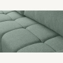 Fumo Komfortowa sofa narożna pikowana Tkanina Neve 34